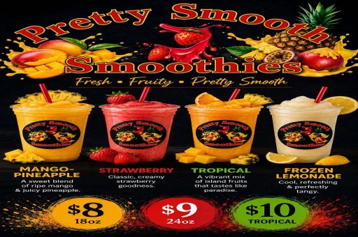 Pretty Smooth Smoothies llc - Event Management